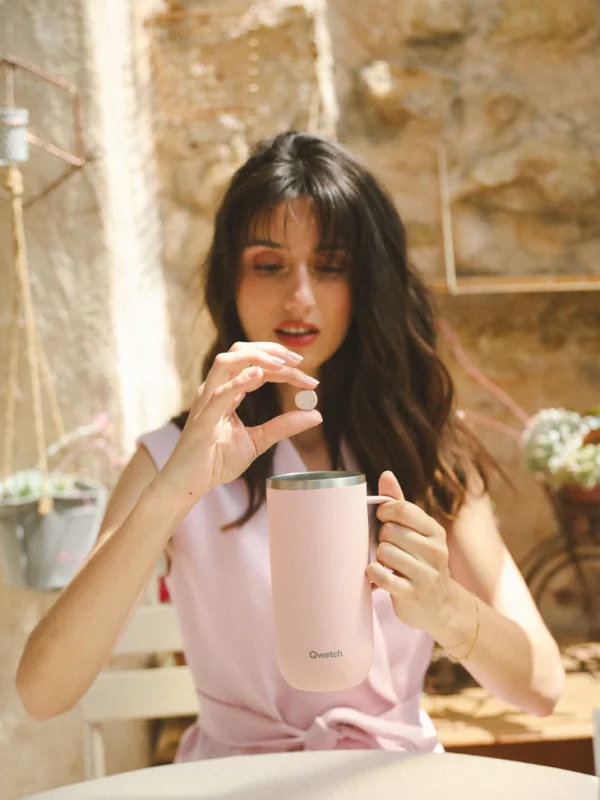 Qwetch - Cold cup isotherme 600 ml avec anse-produits-écologiques-Paris-12em