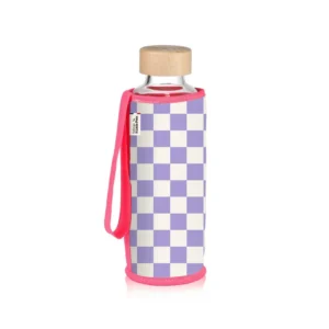 Little Pots - Chopette 90' Damier Lilas Blanc