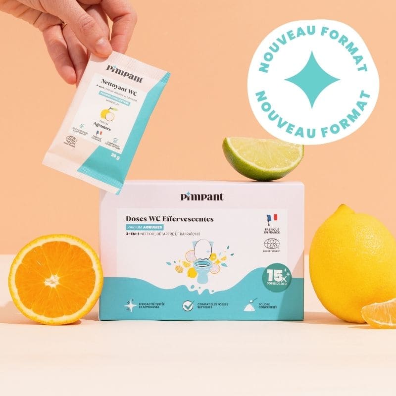 Pimpant - Nettoyant WC en Dosettes (x15)