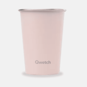 Qwetch-Gobelet Pastel Rose 300ml-produits-écologiques-Paris-12e