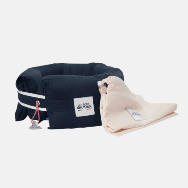 Le petit dormeur-Coussin de voyage Bleu Nuit-produits-écologiques-Paris-12em