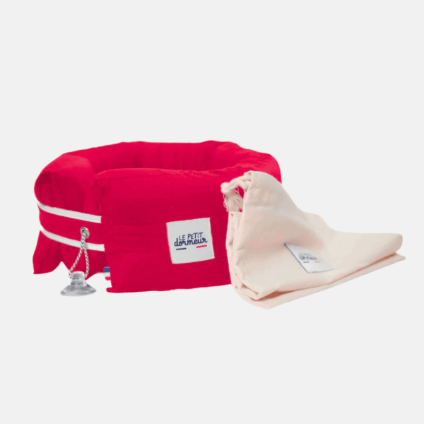 Le petit dormeur-Coussin de voyage Framboise-produits-écologiques-Paris-12em