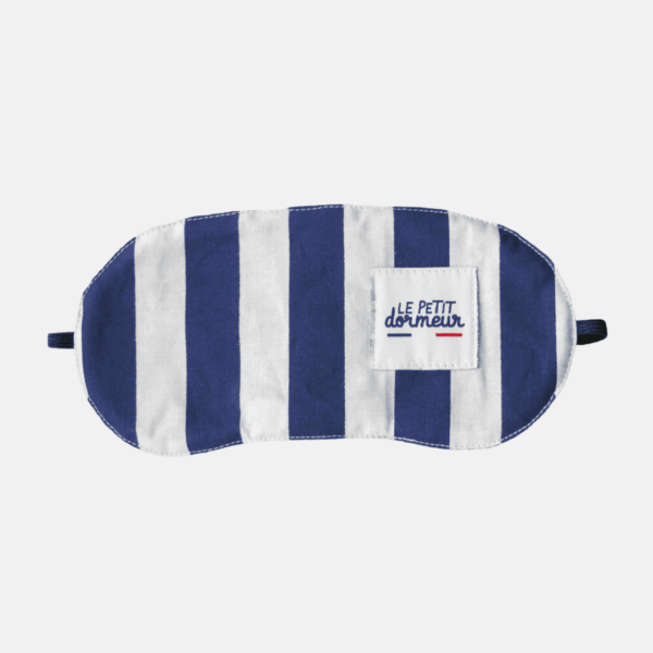 Le Petit dormeur-Masque de sommeil - Rayé bleu-produits-écologiques-Paris-12em