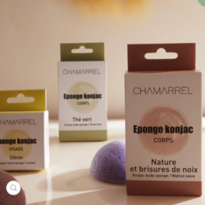 Chamarrel - Eponges Konjac XL Corps Boîte individuelle-produits-écologiques-paris-12em