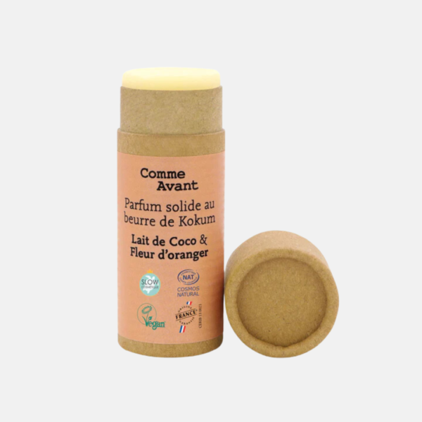 Comme Avant - Parfum solide Lait de coco & Fleur d'oranger-produits-écologiques-paris-12em