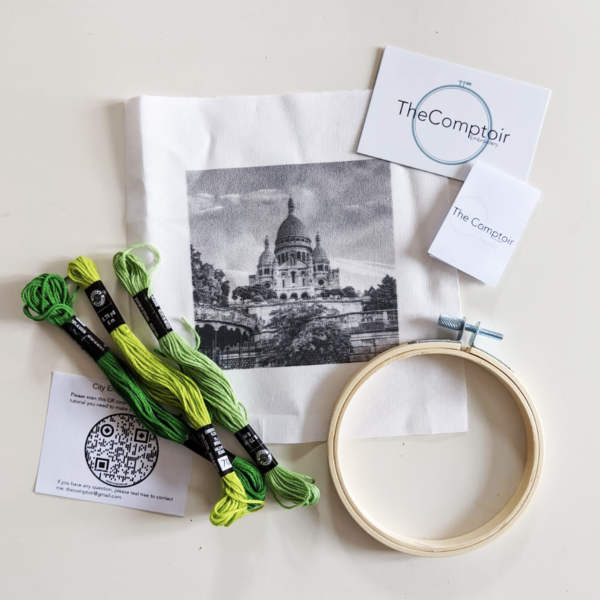 TheComptoir - Montmartre – mini kit de broderie – Image 2