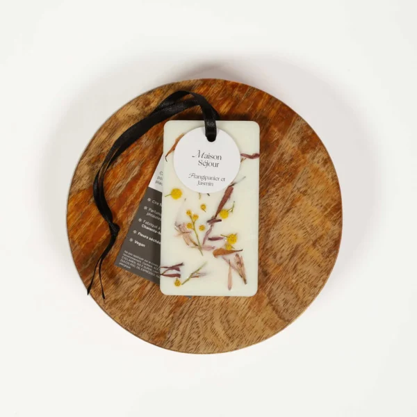 Maison Séjour - Frangipanier et Jasmin - Carte florale parfumée
