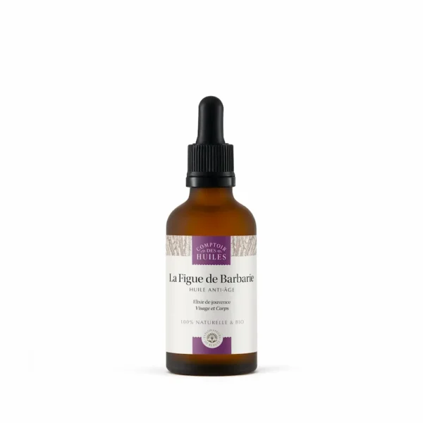 Comptoir des Huiles - Huile de Pépins de Figue de Barbarie BIO Raffermissante 30ml ou 50ml – Image 4