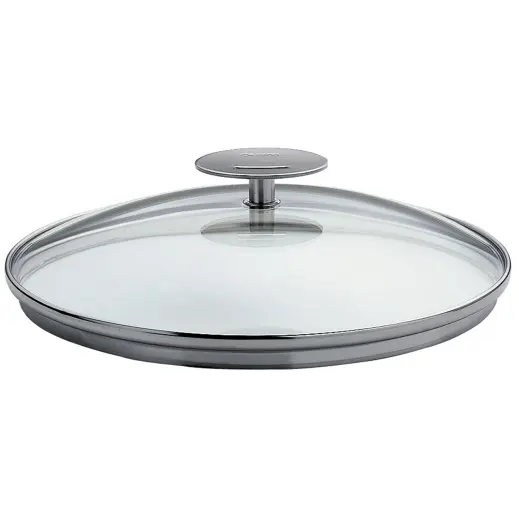 Cristel - Couvercle en verre bombé Platine Mutine