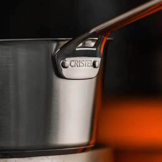Cristel 1826 - Série de 3 casseroles en inox brossé – Image 6