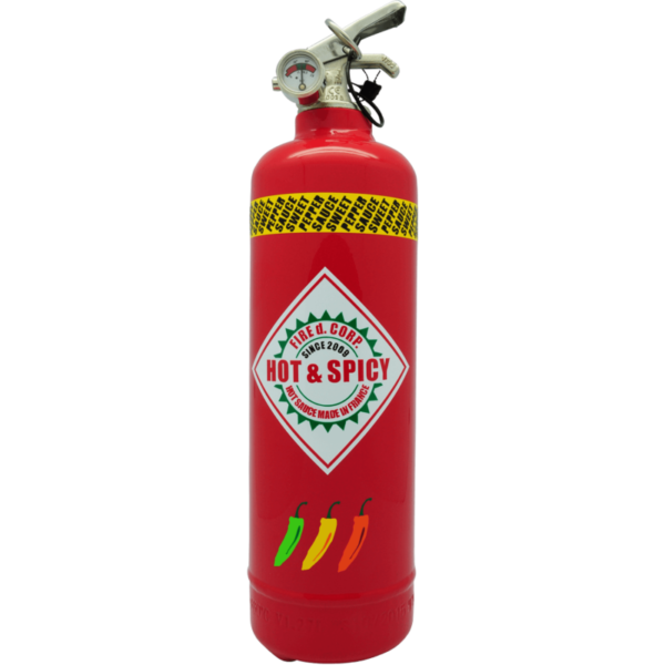 Extincteur design Spicy Sauce