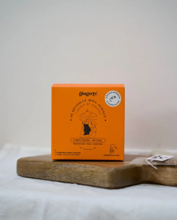 Gingerly - Infusion-rituel Je réveille mon audace (12 sachets) – Image 3