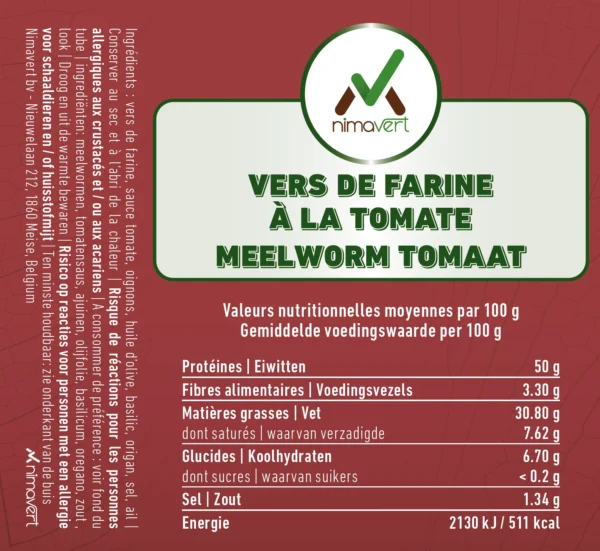 Micronutris - Vers de farine séchés – Tomate – Image 2