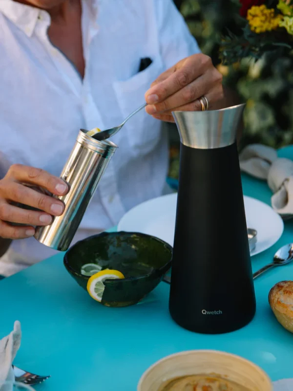 Qwetch - Carafe isotherme 1L - coloris au choix – Image 11