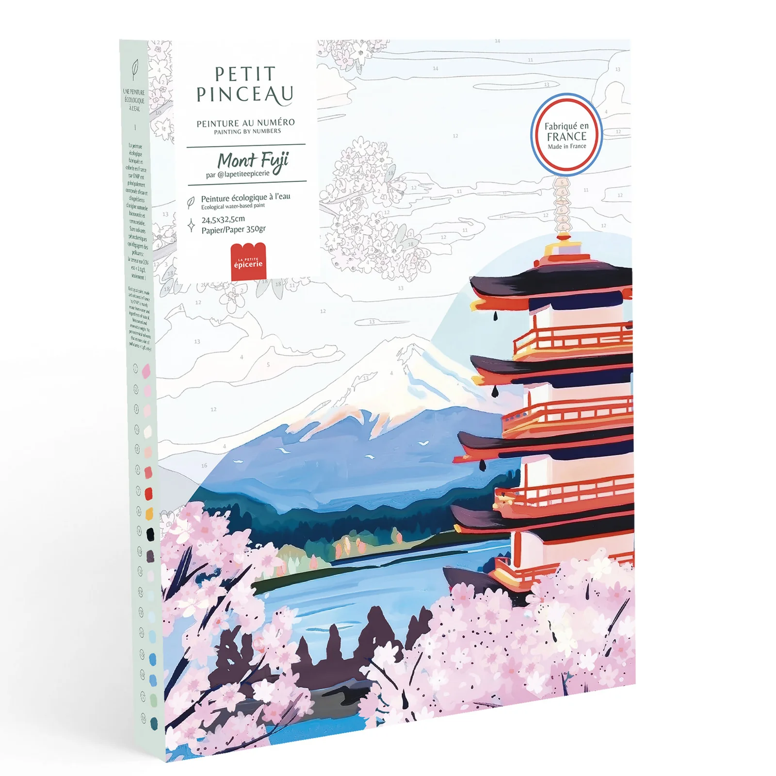 Petit Pinceau - Kit de peinture au numéro - Mont Fuji