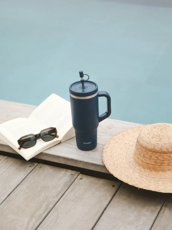 Qwetch - Travel mug isotherme 900ml - coloris au choix – Image 2