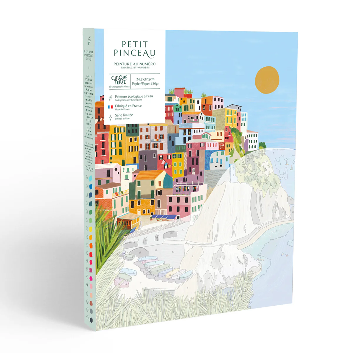 Petit Pinceau - Kit de peinture au numéro - Cinque terre