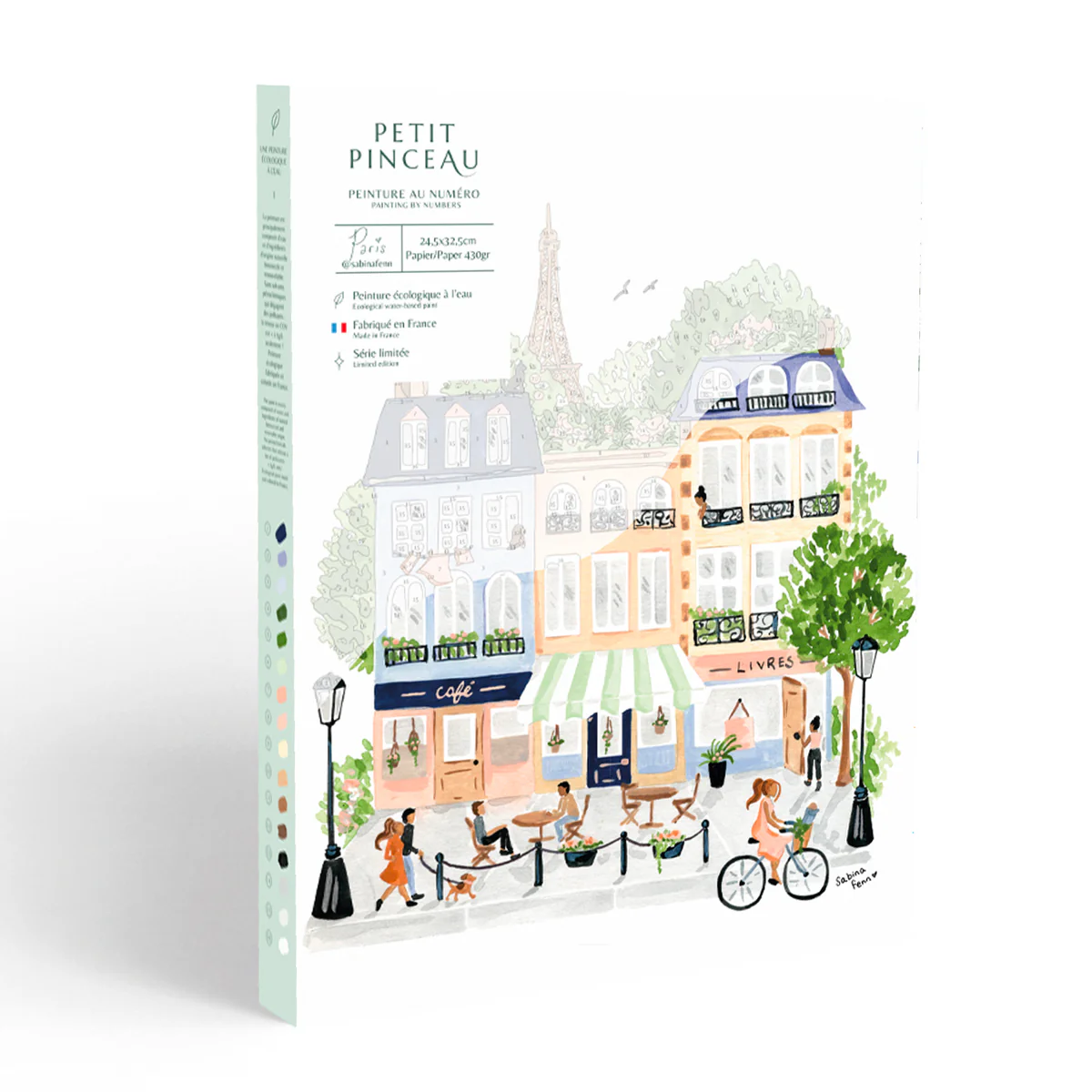 Petit Pinceau - Kit de peinture au numéro - Paris