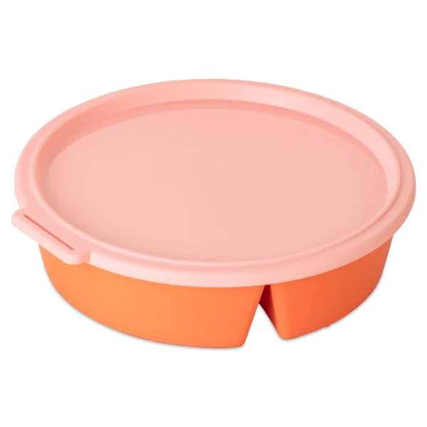 Koziol - Boîte ronde avec compartiment et couvercle NORA BOX - coloris au choix