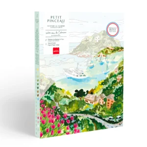 Petit Pinceau - Kit de peinture au numéro - Balade dans les calanques