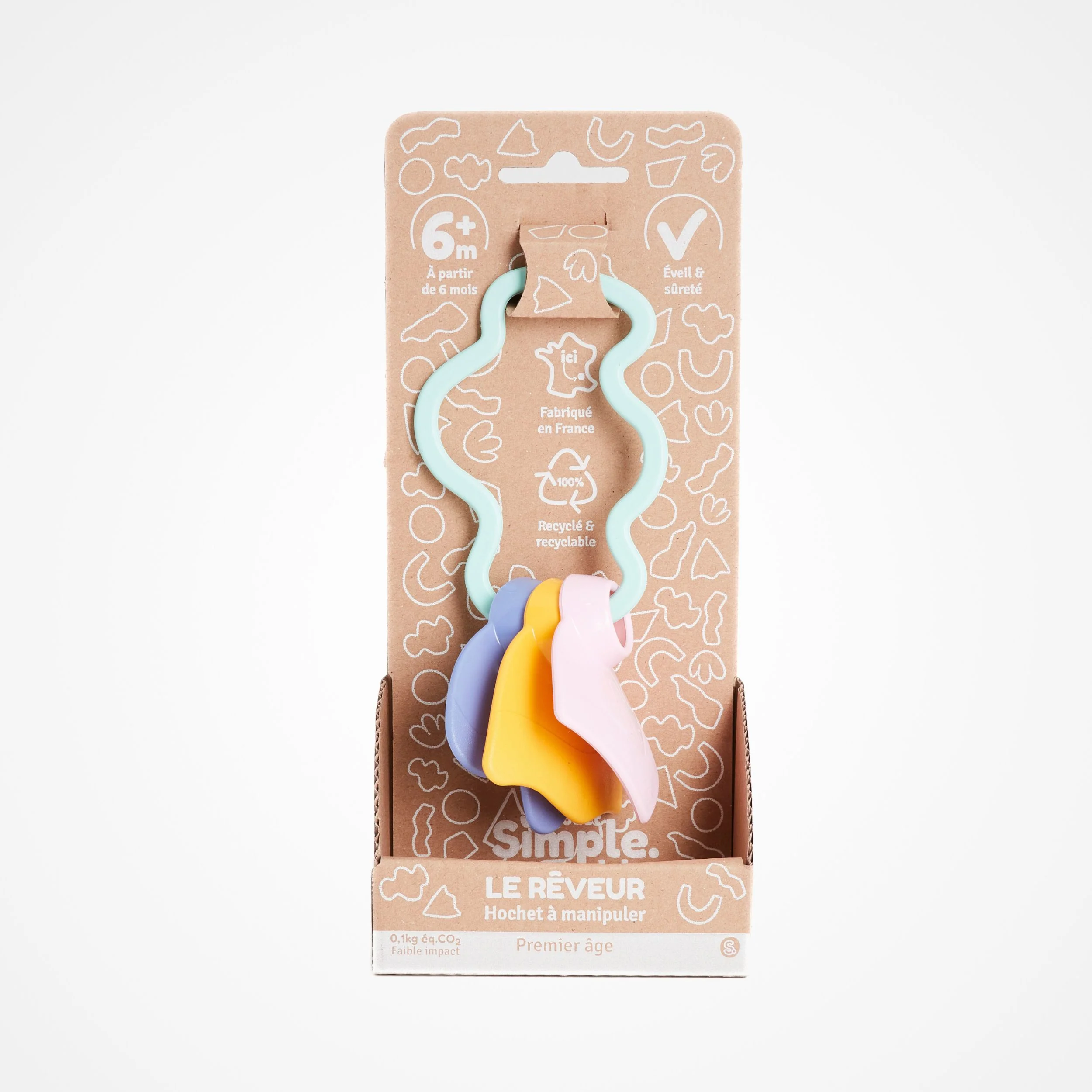 Le Jouet Simple - Le hochet (coloris au choix) – Image 4
