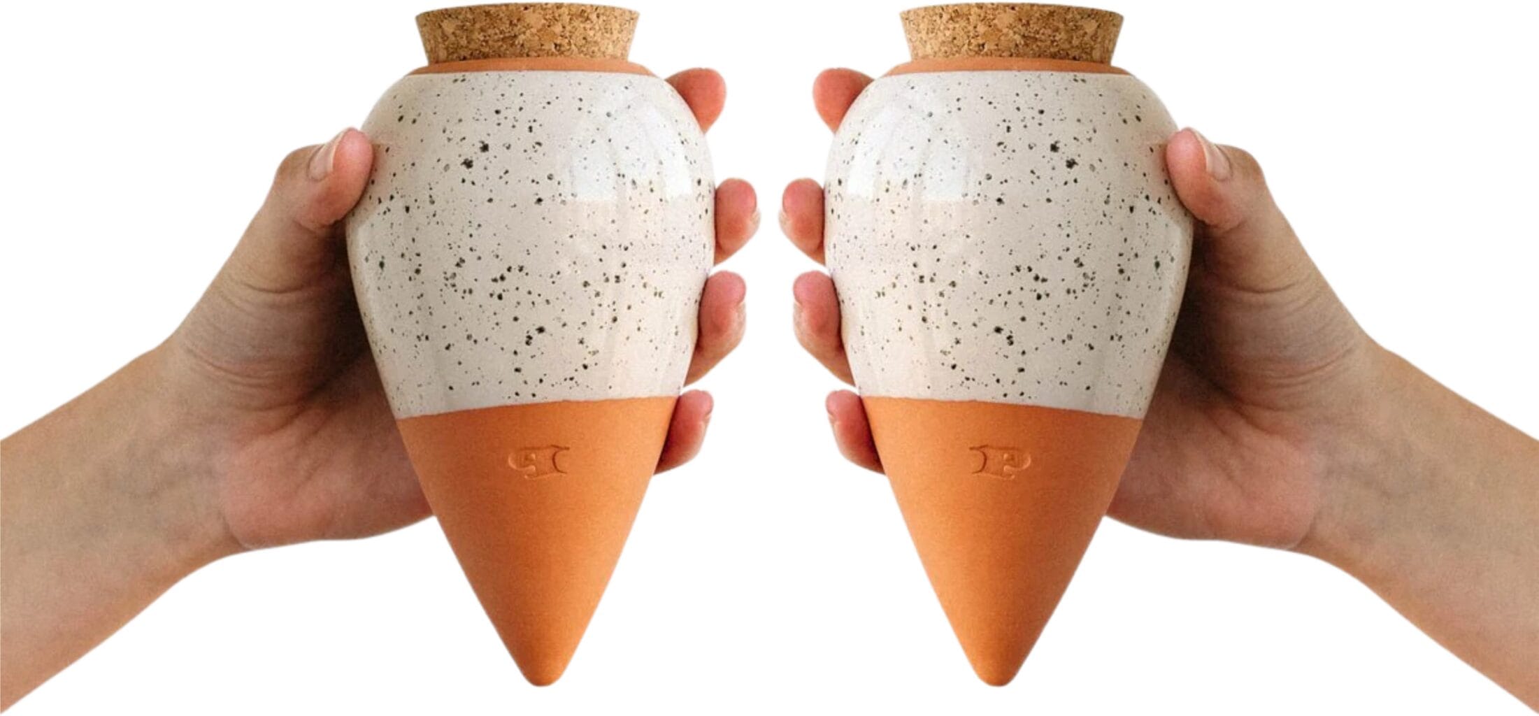 Pépin - Duo d'Ollas - Blanc grainé x2