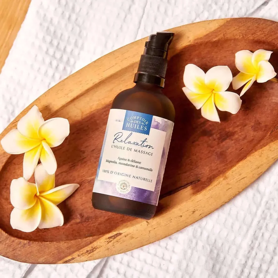 Comptoir des Huiles - Huile de Massage Relaxation BIO 100ml