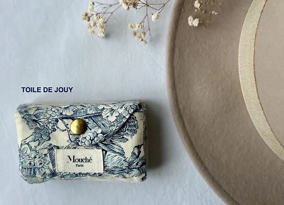 Mouché Paris - Pochette mouchoirs en tissu - 6 mouchoirs