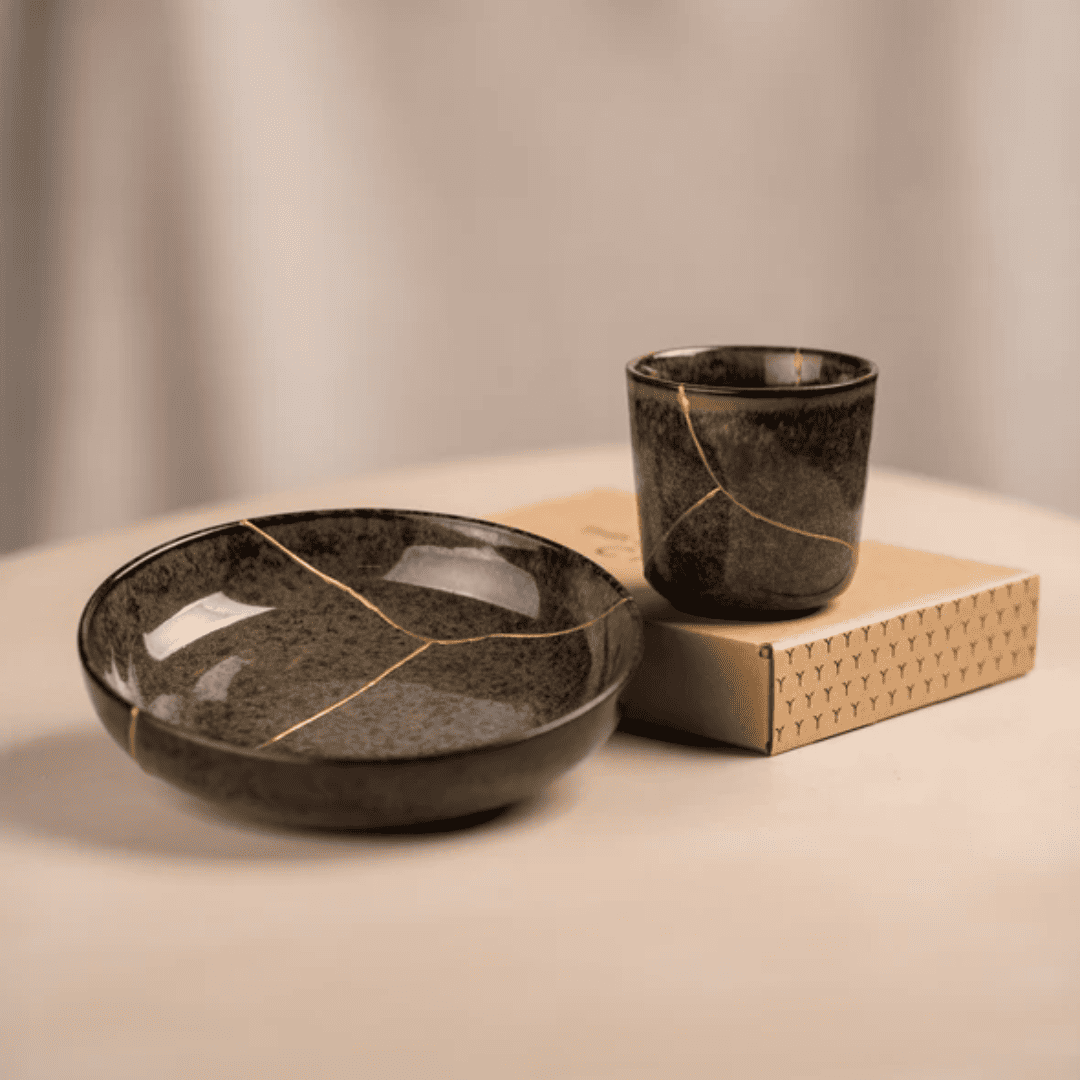 Chiyu-kintsugi - Kit de réparation moderne Kintsugi : Or – Image 2