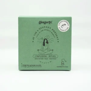 Gingerly - Infusion-rituel Je vis l'instant présent  (12 sachets)