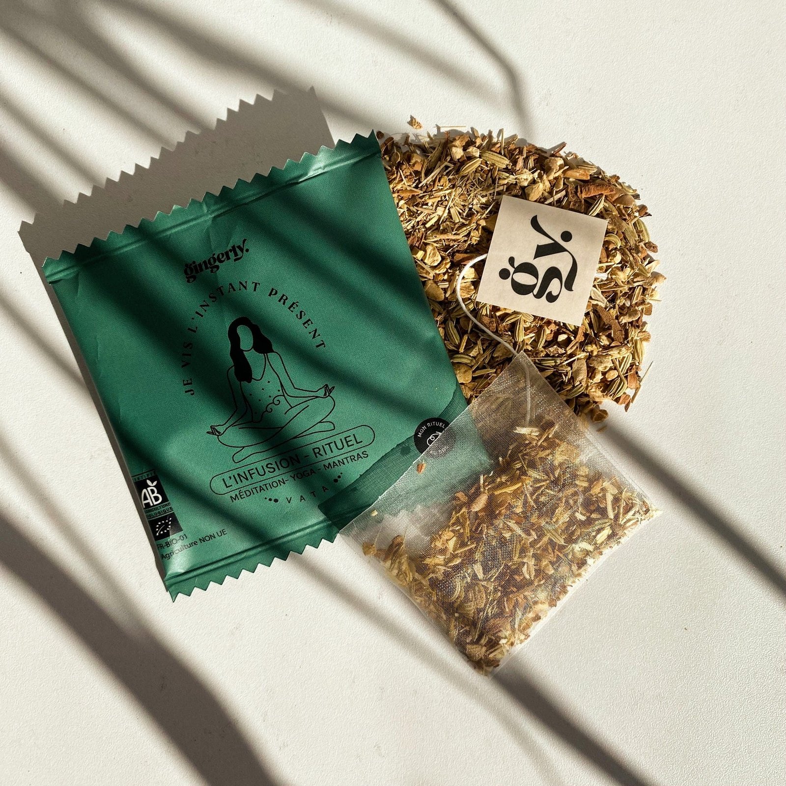 Gingerly - Infusion-rituel Je vis l'instant présent (12 sachets) – Image 3