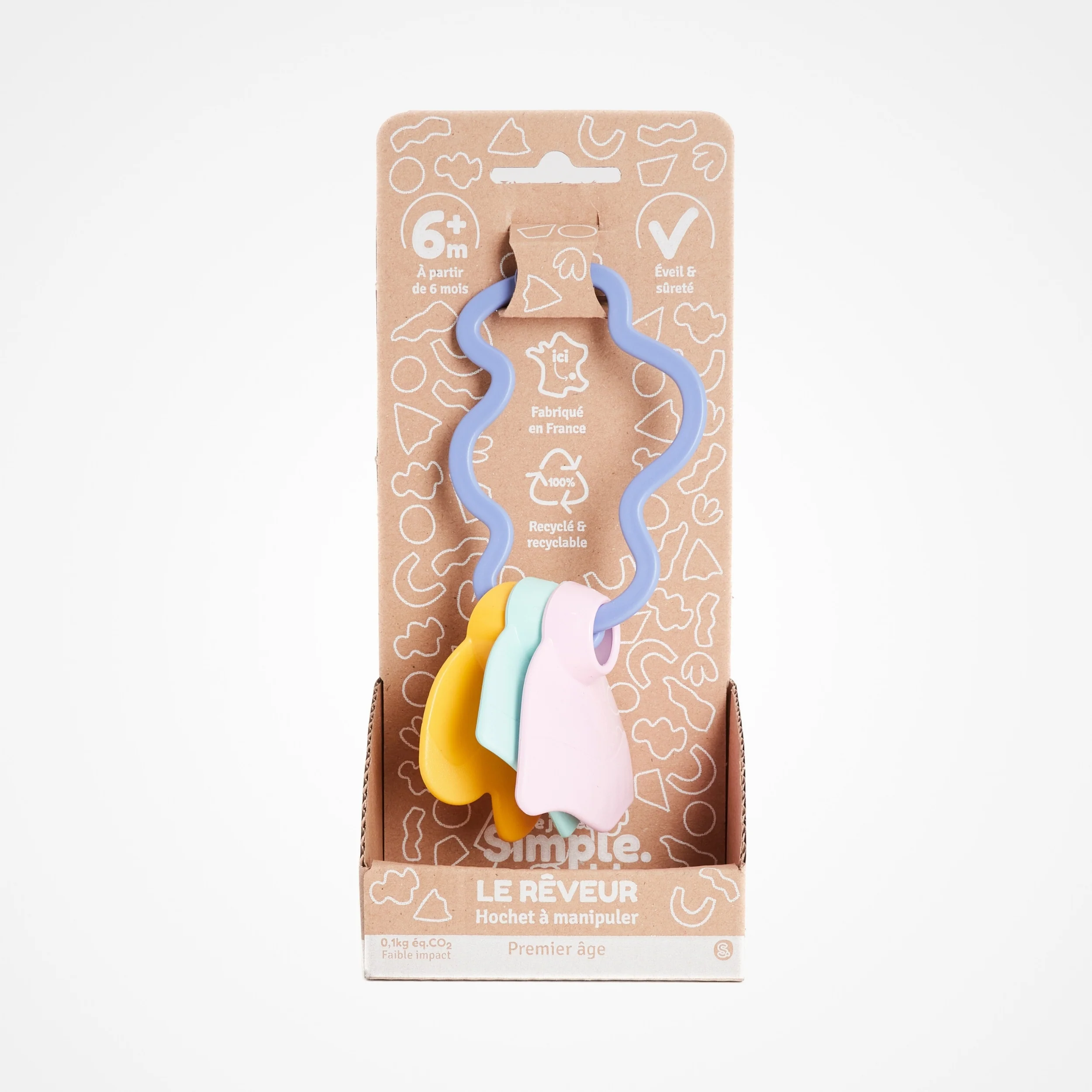 Le Jouet Simple - Le hochet (coloris au choix) – Image 6