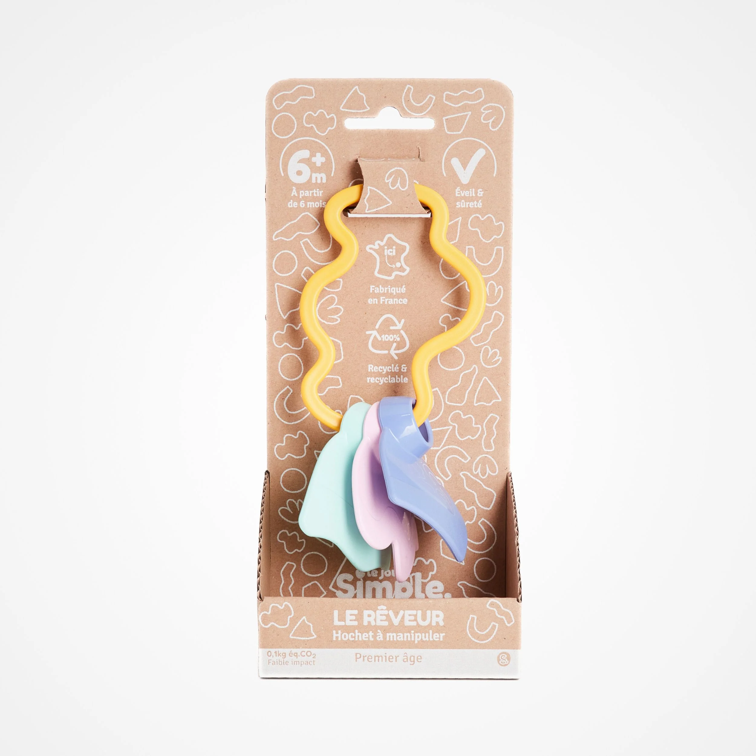 Le Jouet Simple - Le hochet (coloris au choix) – Image 5