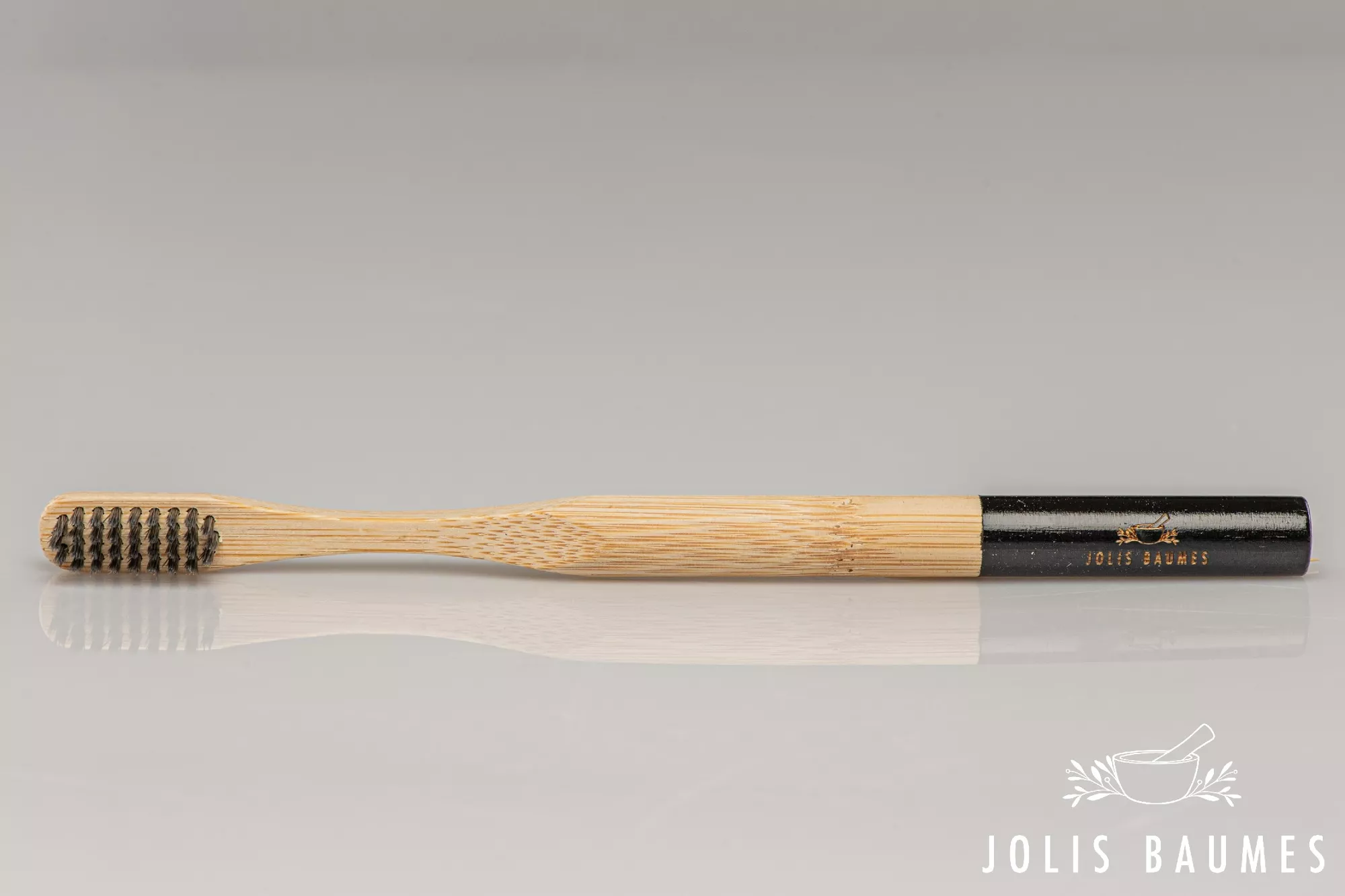 Jolis Baumes - Brosse à dents Adulte Souple Noire – Image 3