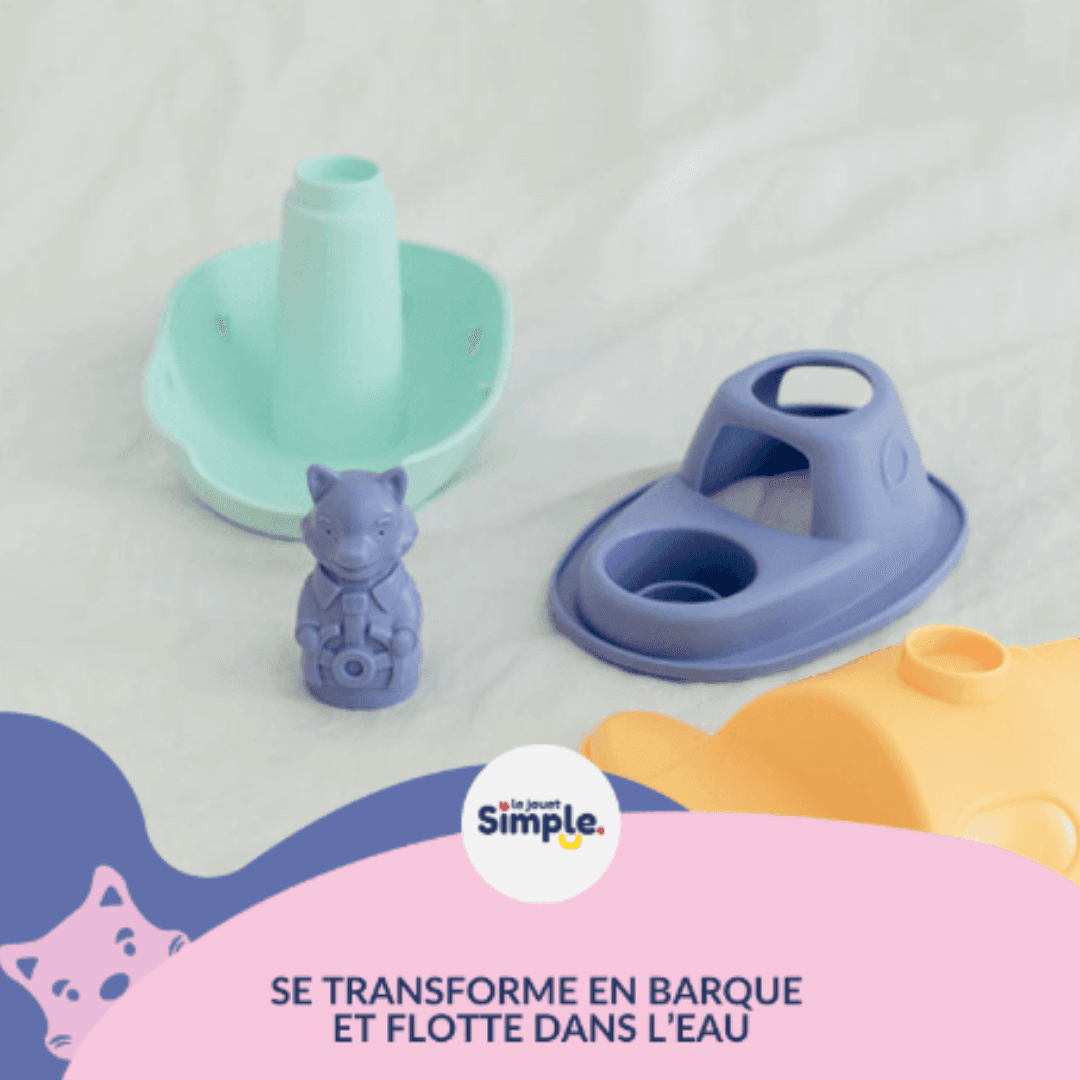 Le Jouet Simple - Le bateau 2-en-1 (jouet de bain) – Image 2