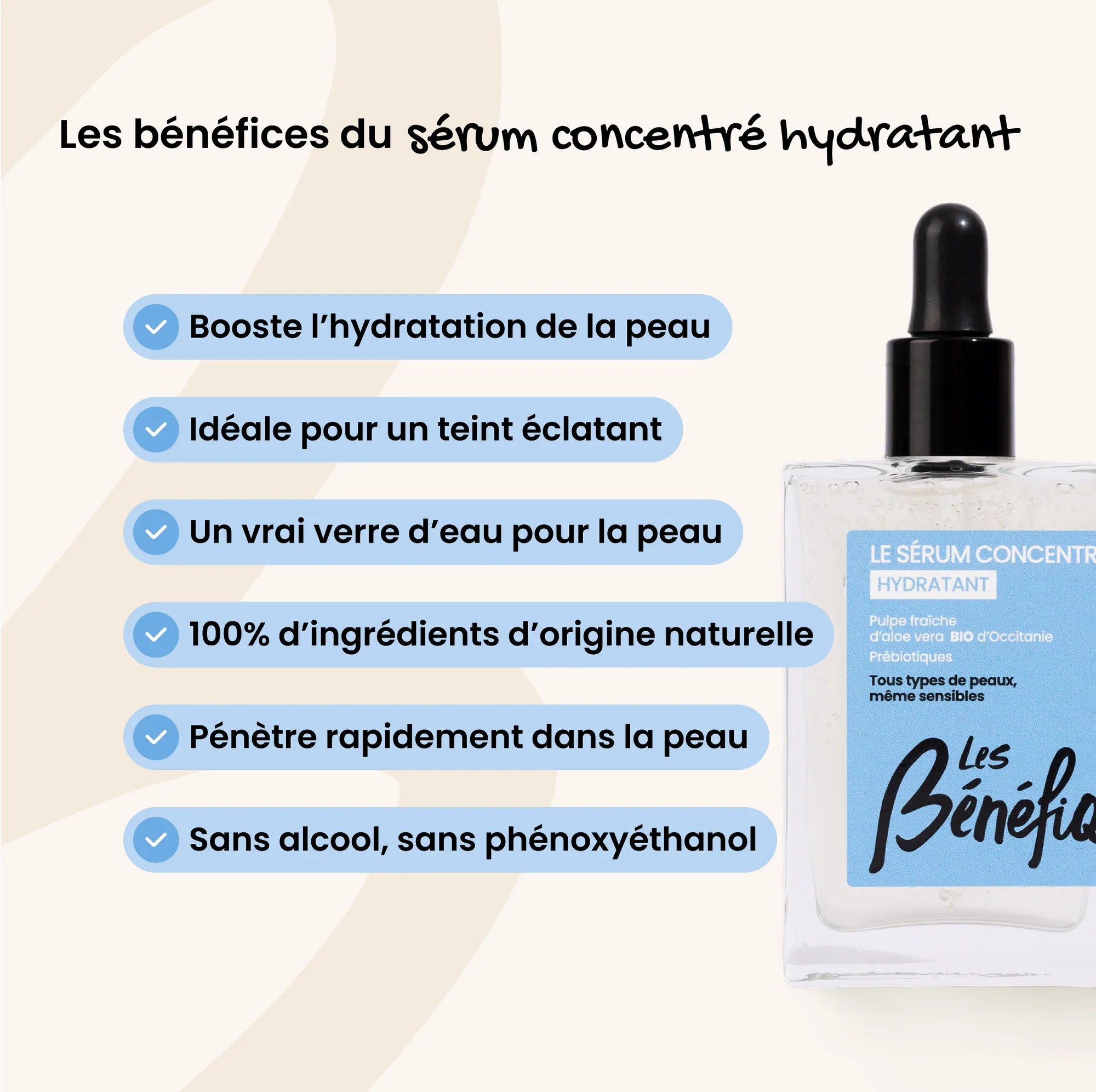 Les Bénéfiques - Sérum concentré hydratant – Image 7