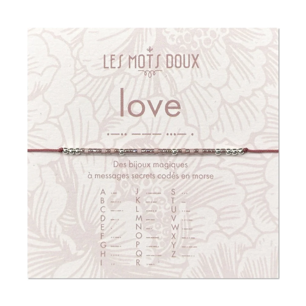 Les Mots Doux - Bracelet Code Morse : Love - Or ou Argent – Image 2
