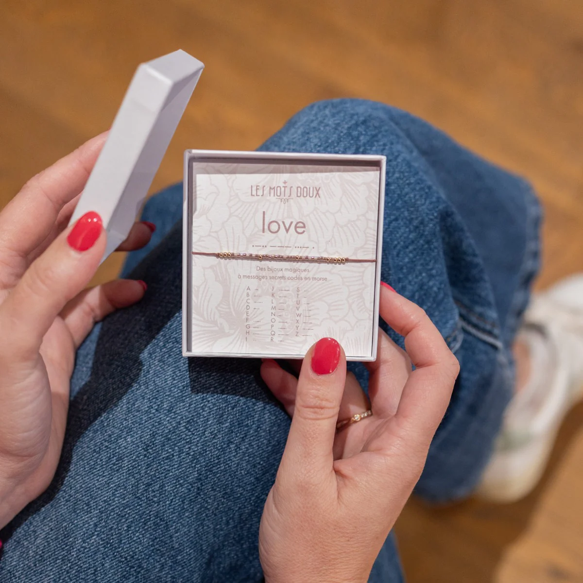 Les Mots Doux - Bracelet Code Morse : Love - Or ou Argent – Image 4