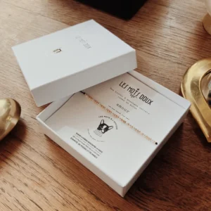 Les Mots Doux - Bracelet code morse  : Amour