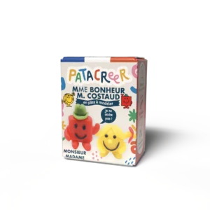 Patalège - Pâte à modeler - Mme Bonheur & Mr Costaud