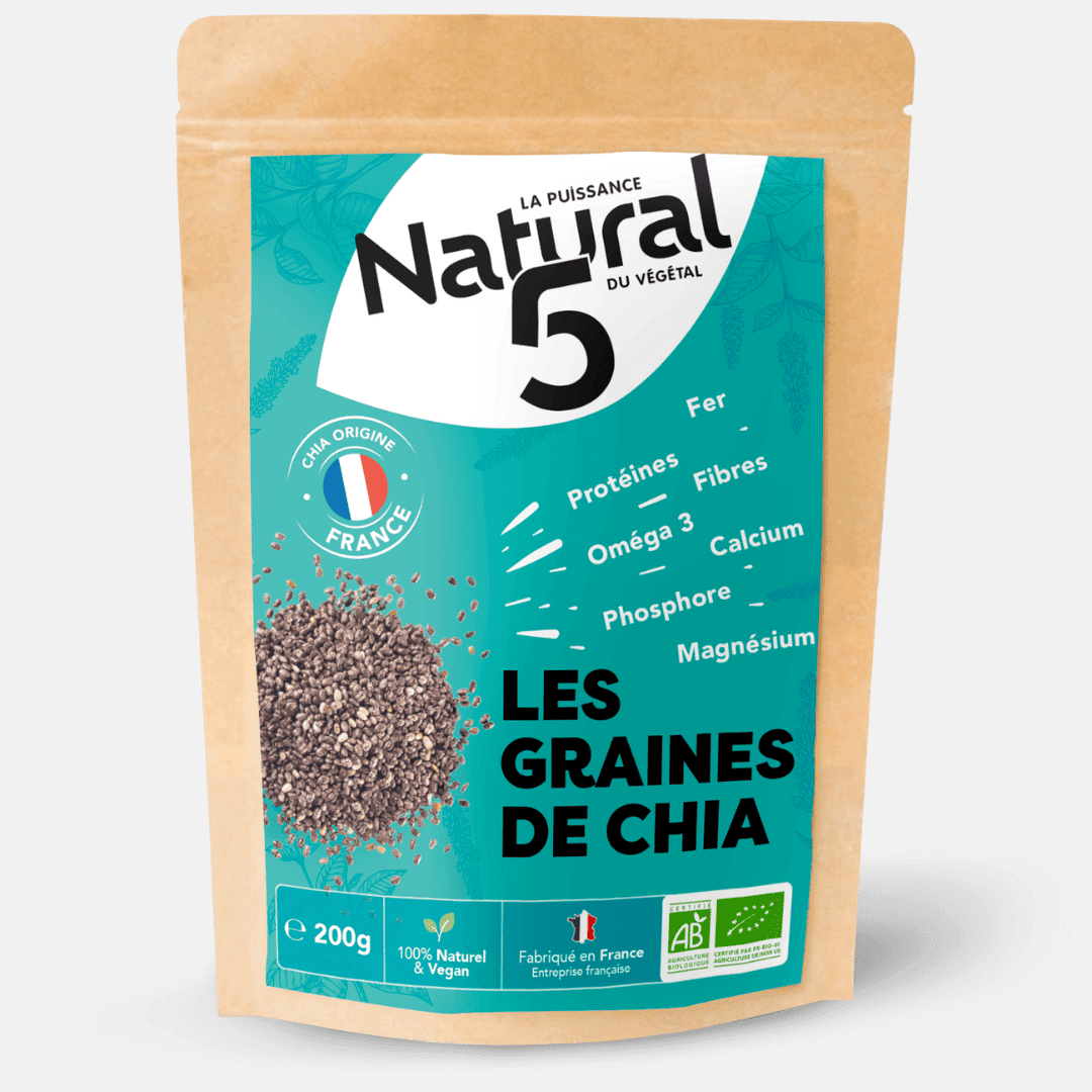 Natural5 - GRAINES DE CHIA BIO 200g