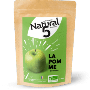 Natural5 - pomme poudre bio 50g