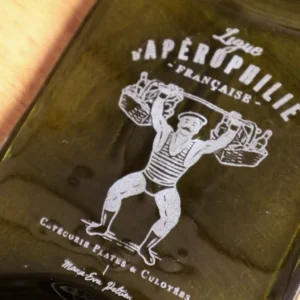 Plates et culotées - Plateau plat Apérophilie - Grand (coloris au choix)