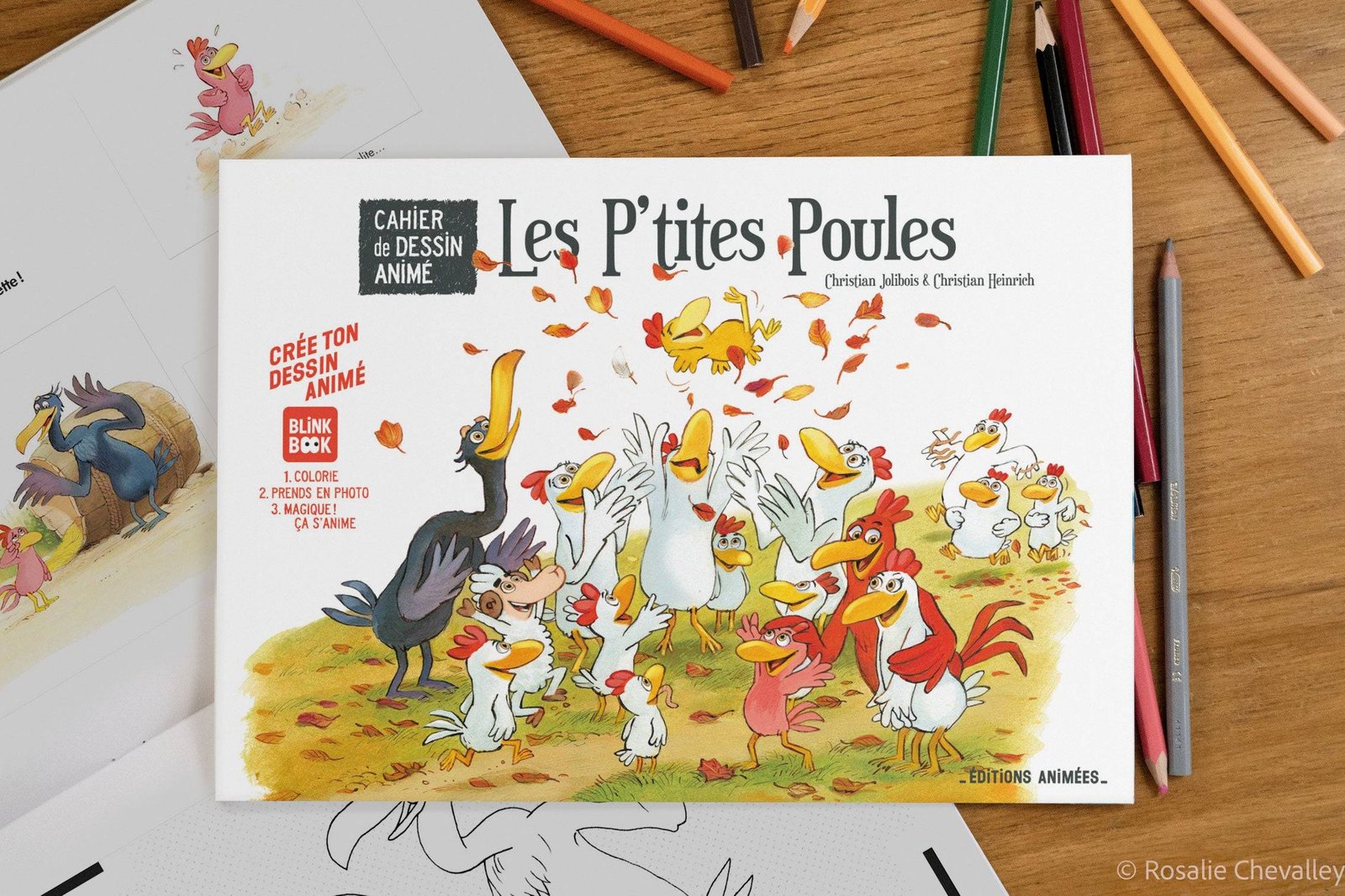 BlinkBook Les P'tites Poules - Cahier de dessins animés – Image 3