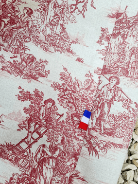 Hibou Phinou Couhh – Sac cabas toile de jouy – couleurs au choix, avec/sans fermeture – Image 9