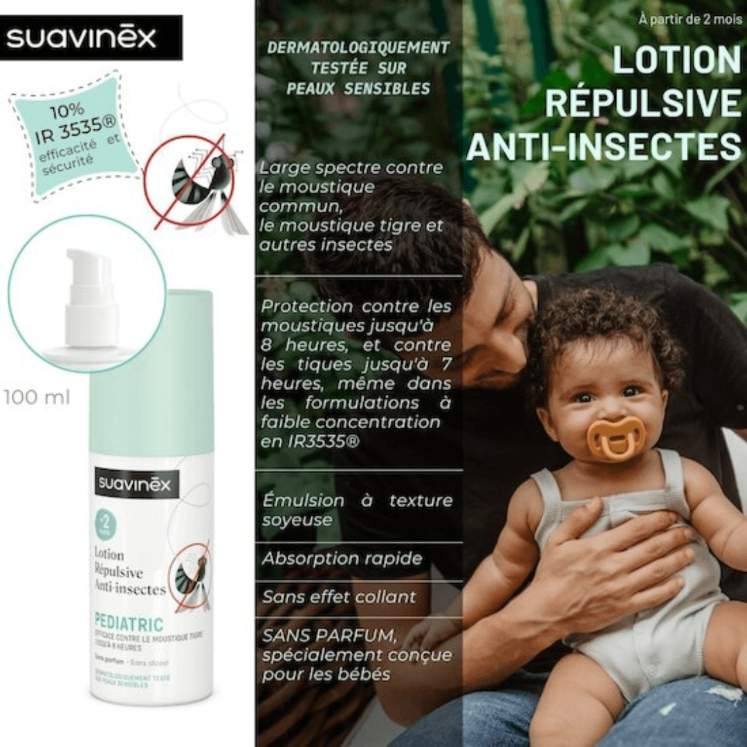 Suavinex - Lotion répulsive pédiatrique 100ml (Répulsif moustiques) – Image 2