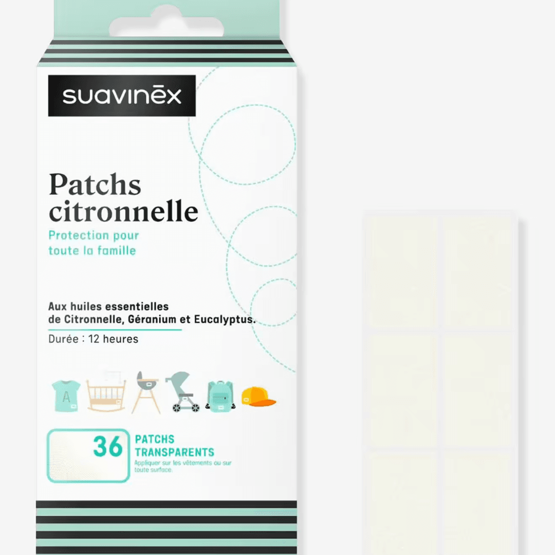 Suavinex - 36 Patchs à la citronelle (Répulsif moustiques)