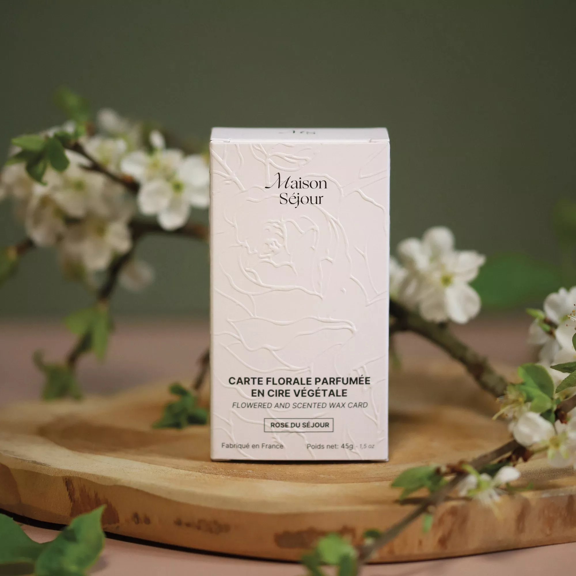 Maison Séjour - Carte florale parfumée - Rose du Séjour – Image 3
