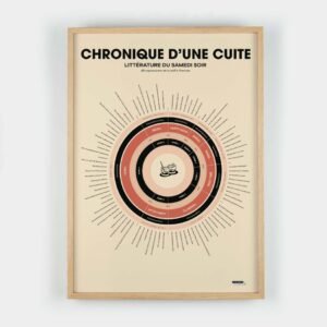 La Majorette à Moustache - Affiche "Chronique d'une cuite"