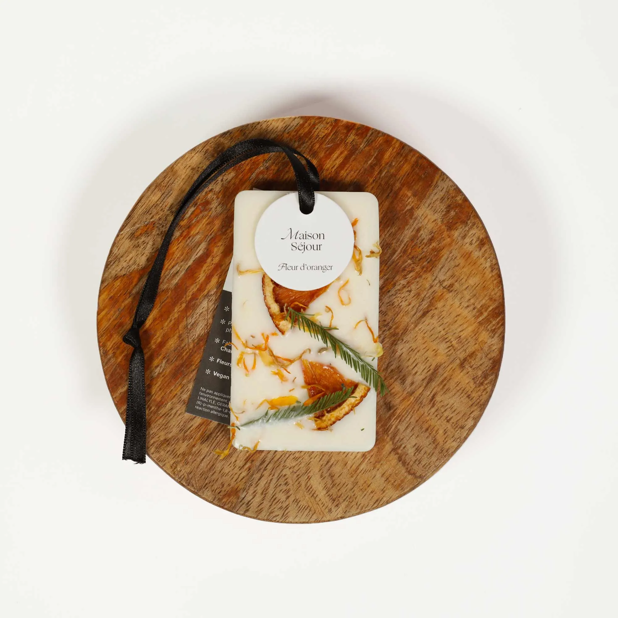 Maison Séjour - Carte florale parfumée - Fleur d'oranger